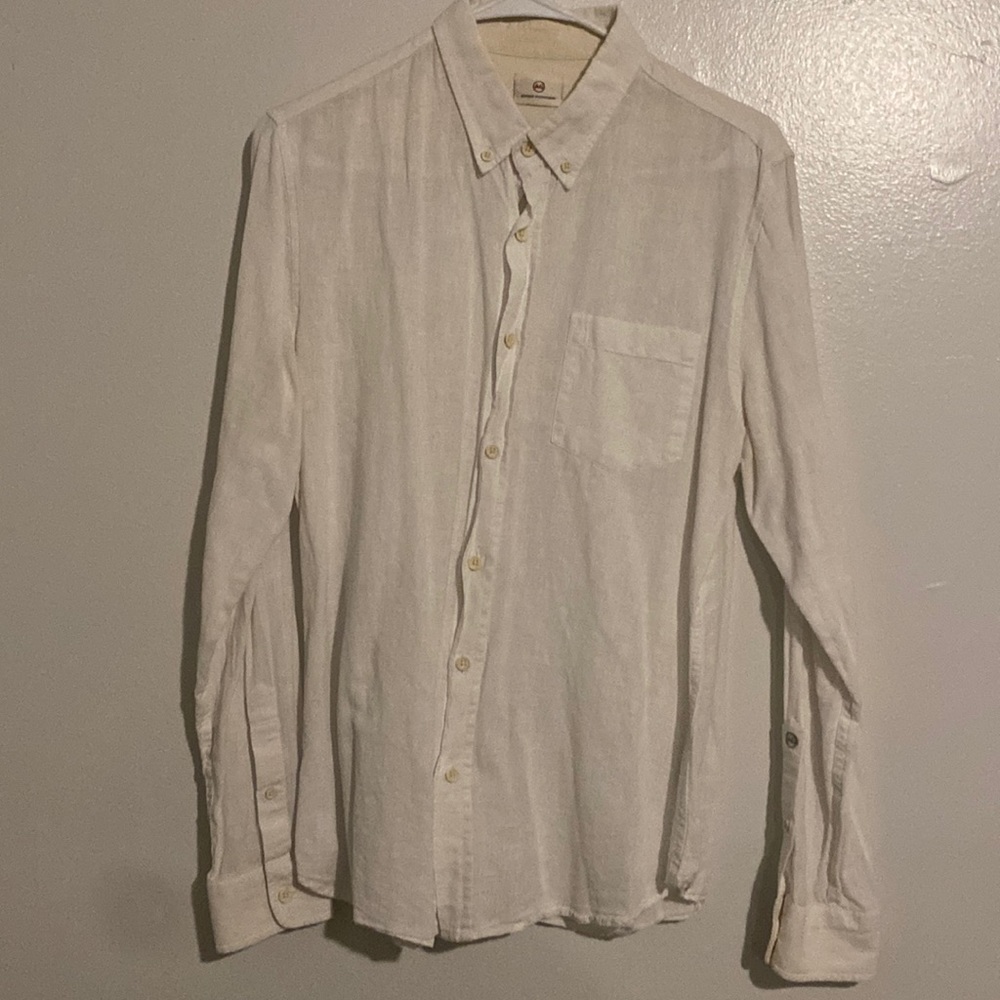 Linen shirt / AG jeans
